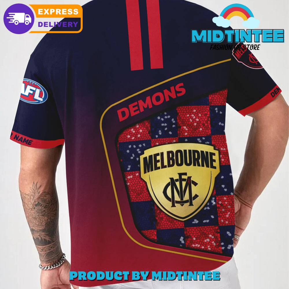AFL Melbourne FC Personalized 3D T-Shirt Limited Edition