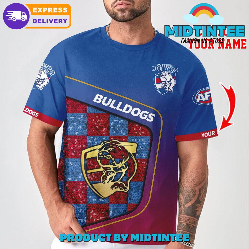 AFL Western Bulldogs Personalized 3D T-Shirt Limited Edition