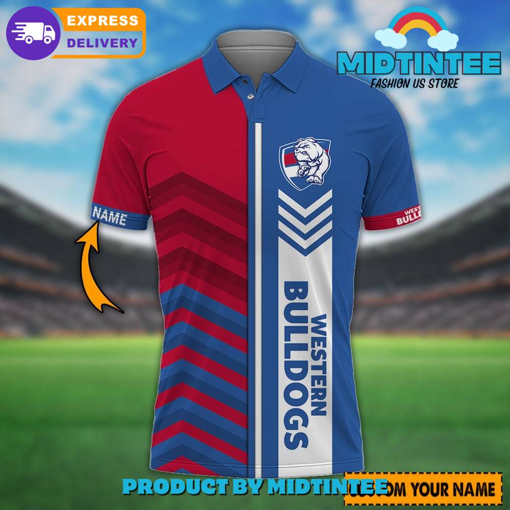 AFL Western Bulldogs Personalized Polo Shirt