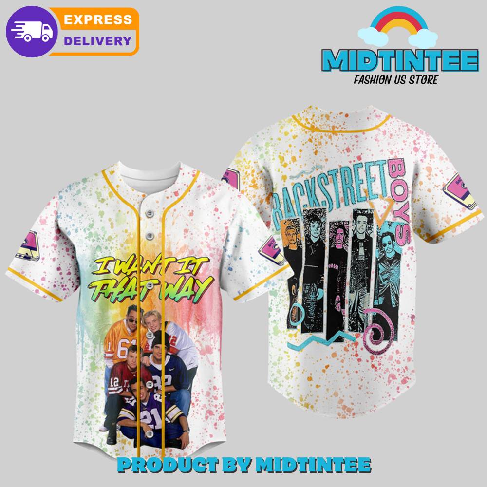 Backstreet Boys I Want It That Way Baseball Jersey