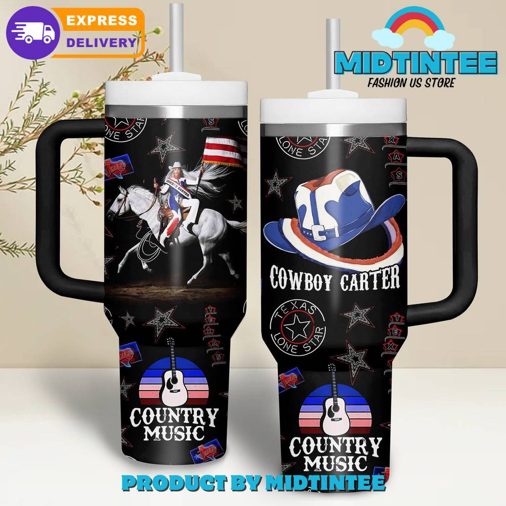 Beyonce Cowboy Carter Country Music Stanley Tumbler