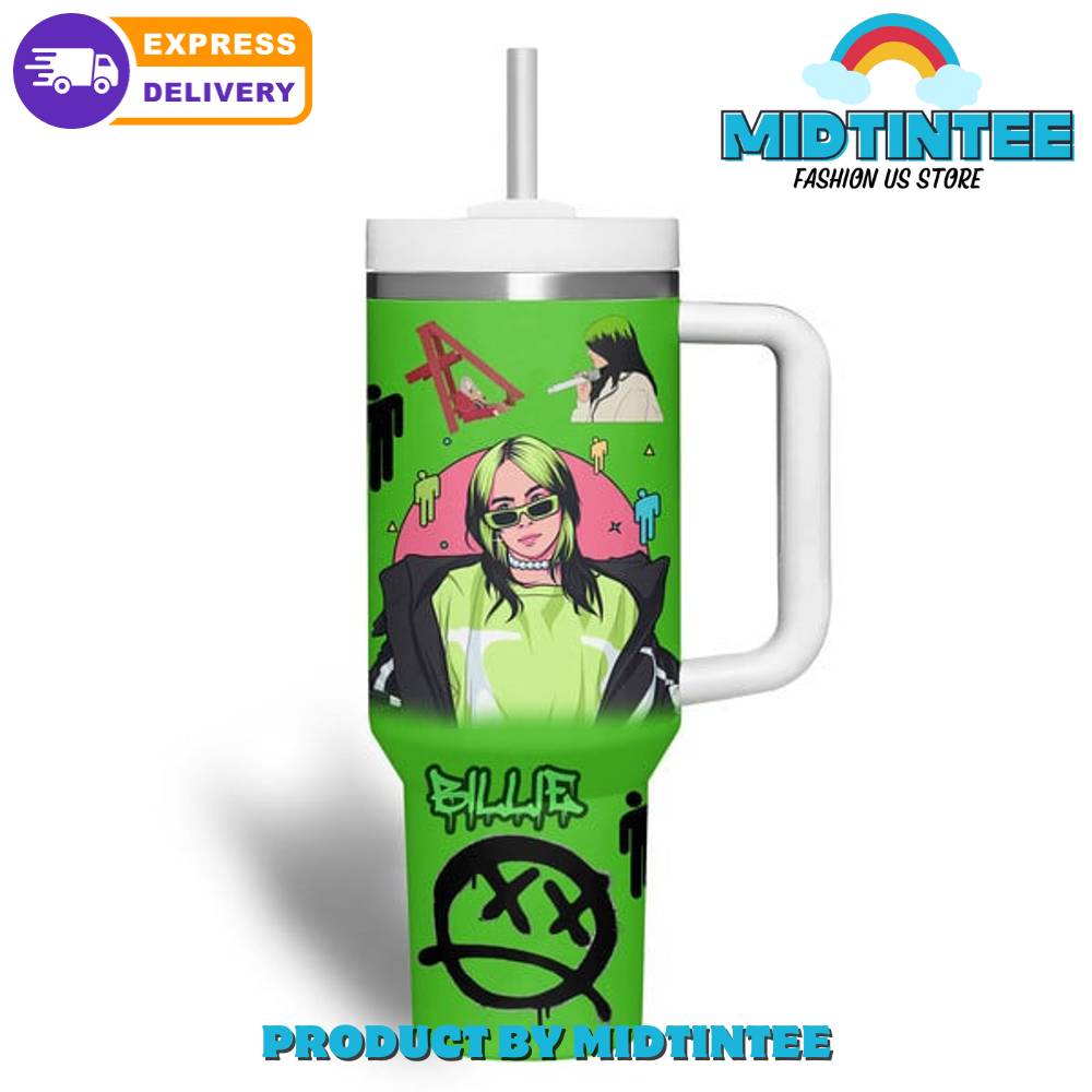 Billie Eilish You With Me Green Stanley Tumbler - Midtintee