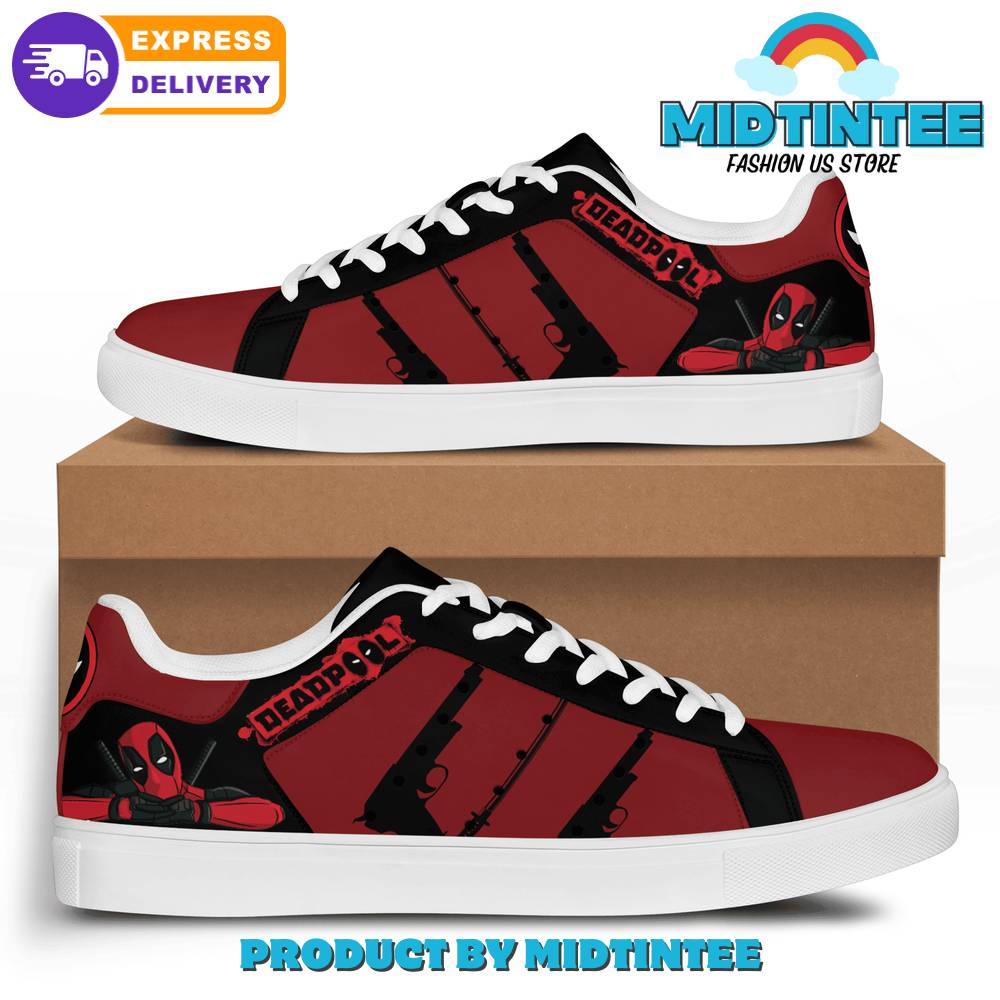 Deadpool Marvel Comics Stan Smith Shoes