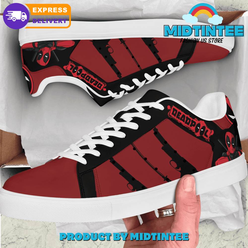 Deadpool Marvel Comics Stan Smith Shoes