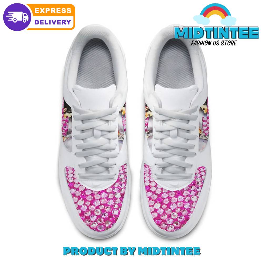 Elvis Presley King Of Rock N Roll Pink Air Force 1
