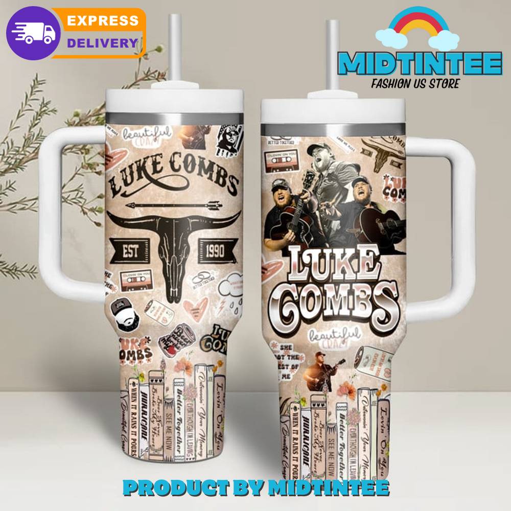 Luke Combs American Singer 40 oz Stanley Tumbler