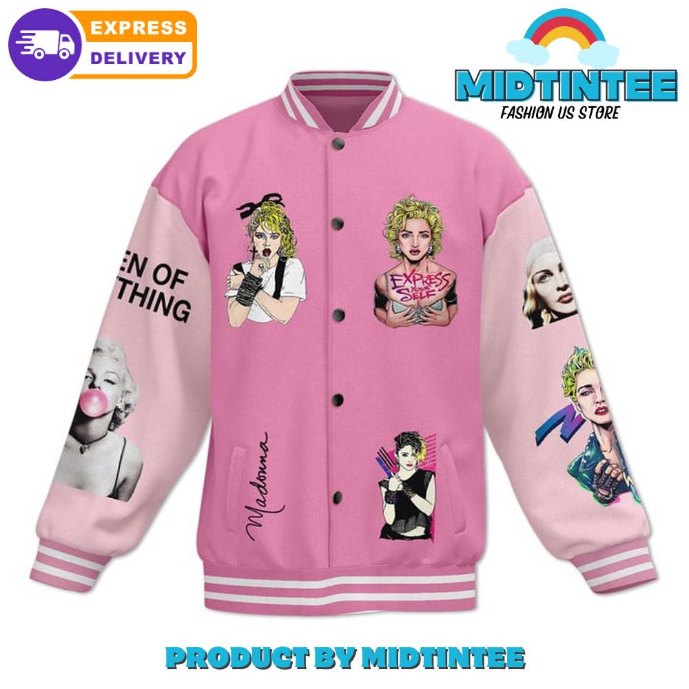 Madonna I Am My Own Work Of Art Baseball Jacket