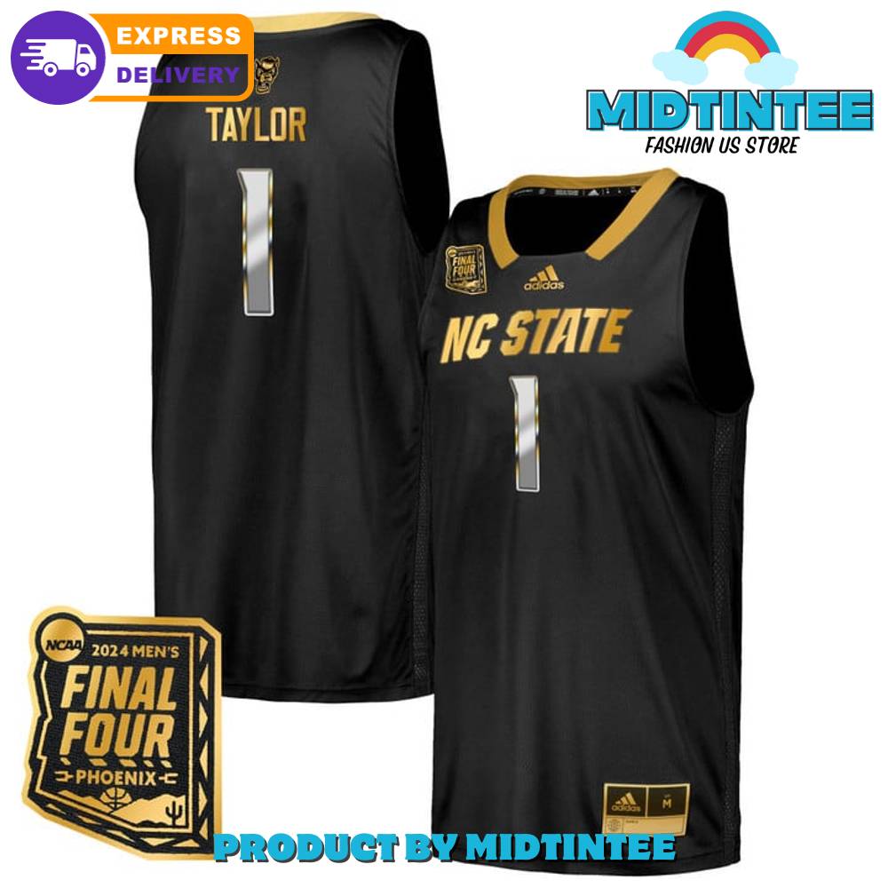 NC State Wolfpack 2024 Final Four Patch Jayden Taylor Basketball Jersey