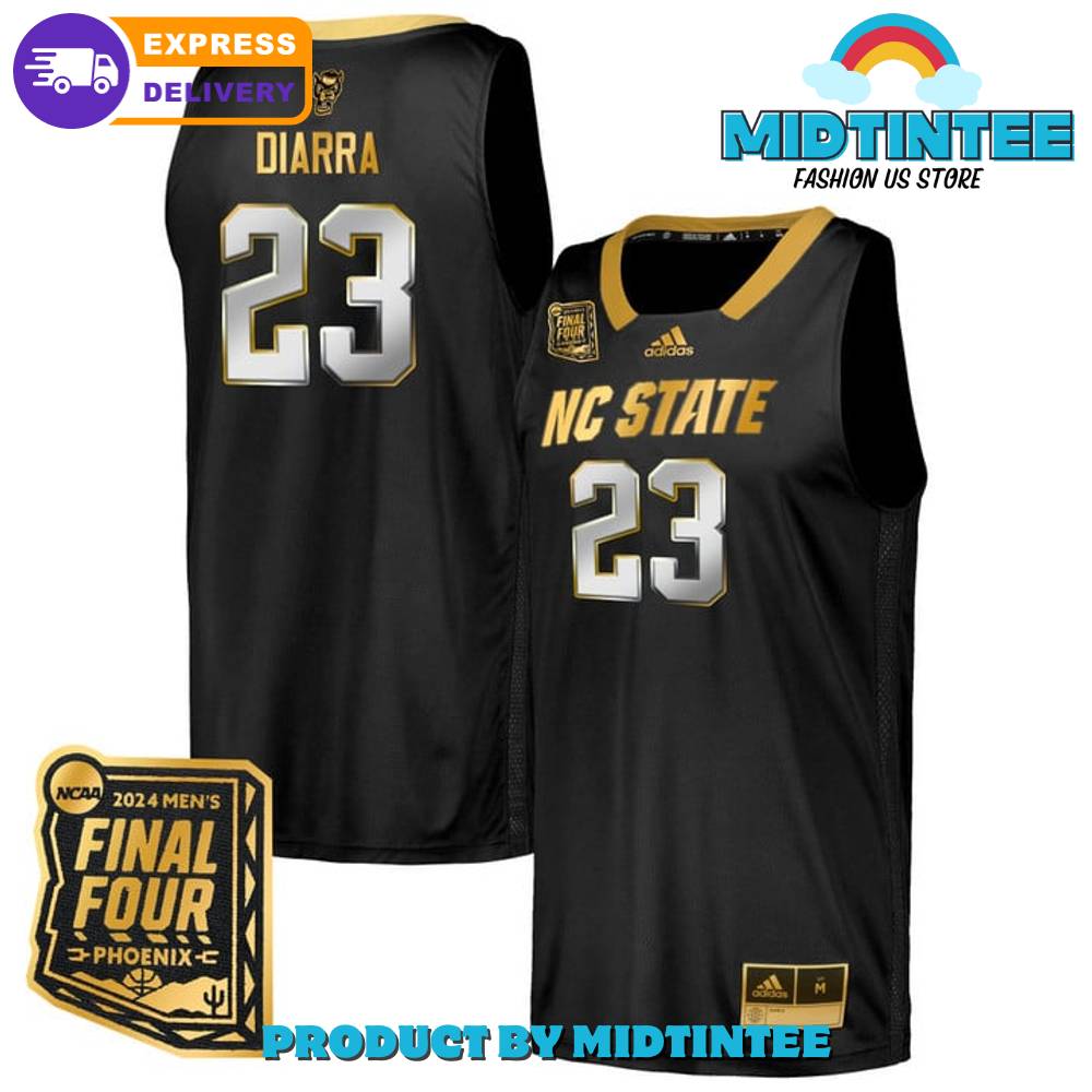 NC State Wolfpack 2024 Final Four Patch Mohamed Diarra Basketball Jersey