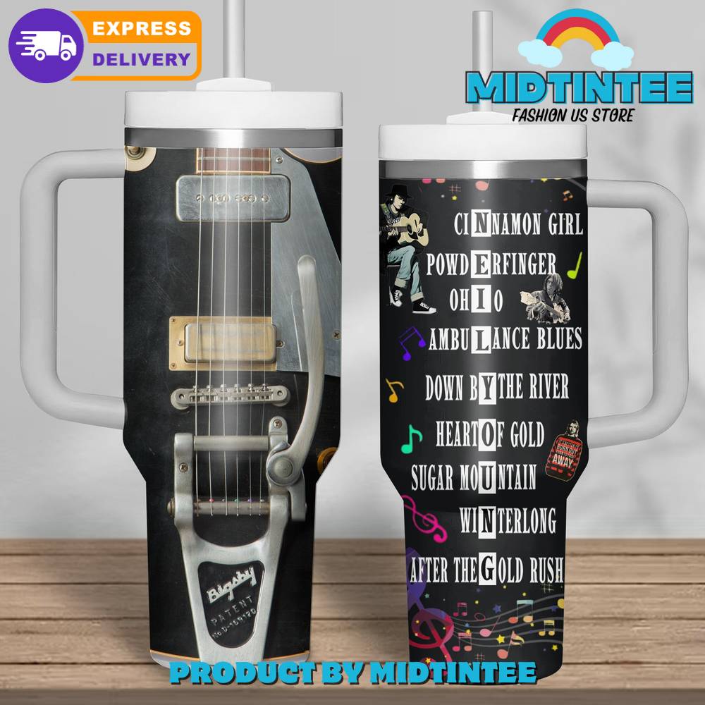 Neilyoung American Singer 40 oz Stanley Tumbler