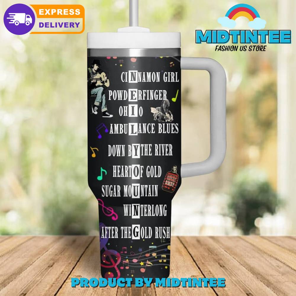 Neilyoung American Singer 40 oz Stanley Tumbler