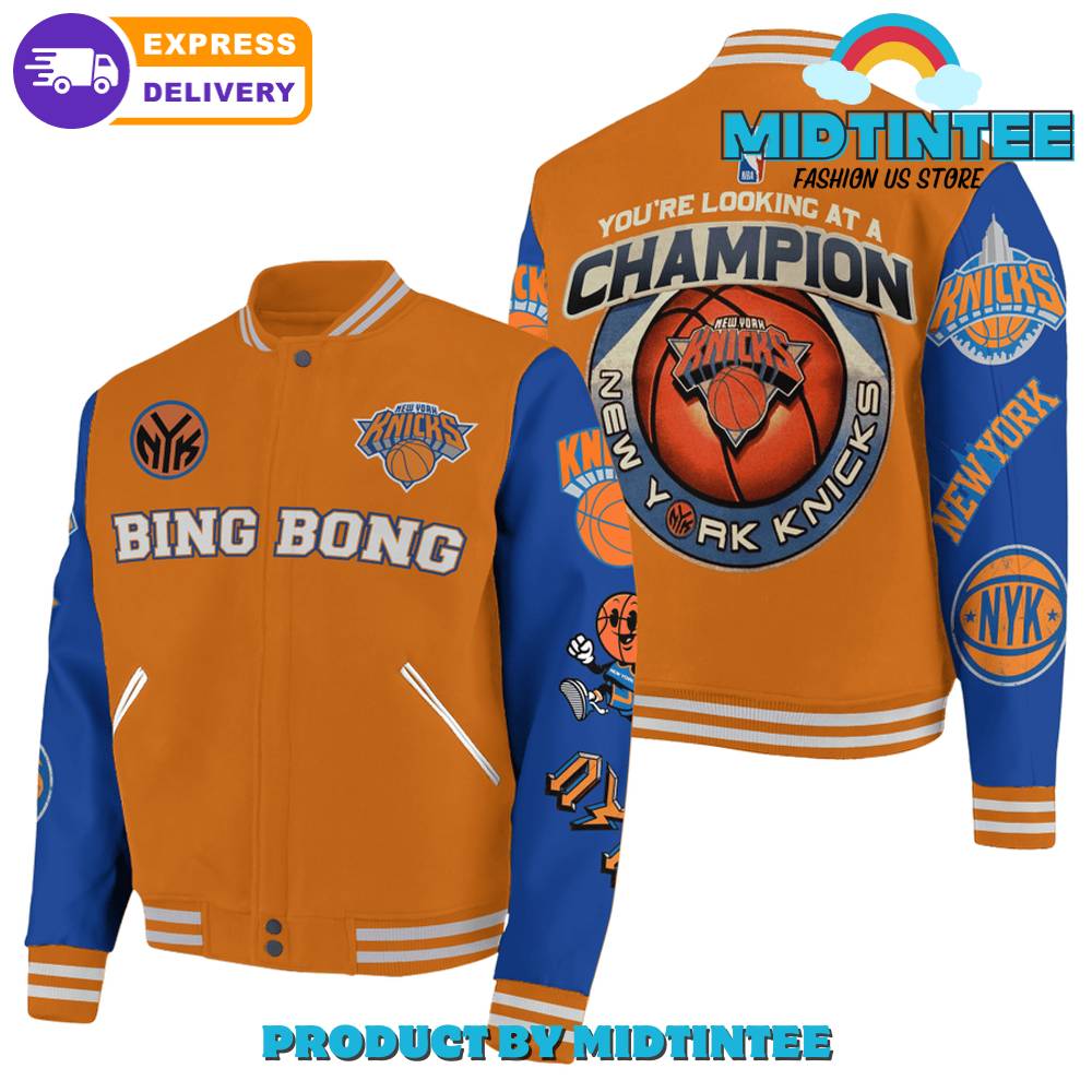 New York Knicks You Are Looking At A Champion Baseball Jacket