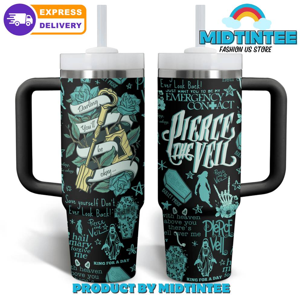 Pierece The Vell Ever Look Back Stanley Tumbler