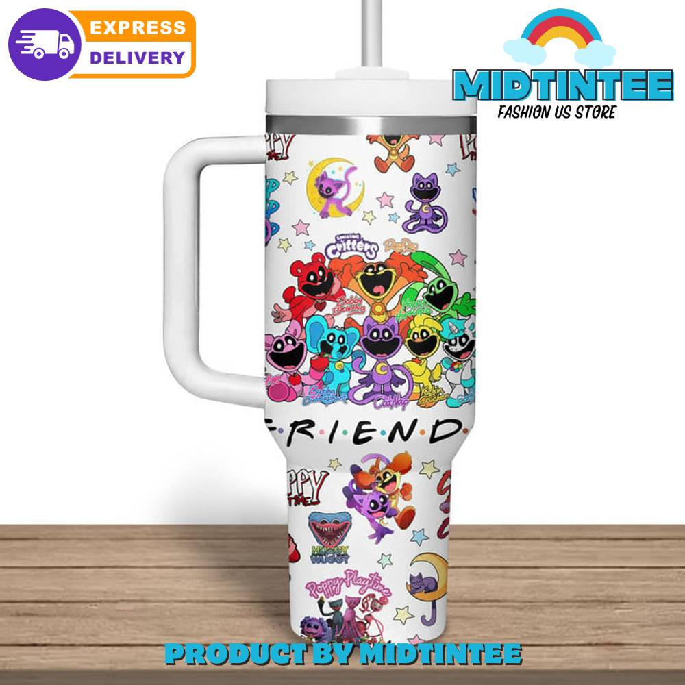 Poppy Playtime Smiling Critters Huggy Wuggy Customized Stanley Tumbler