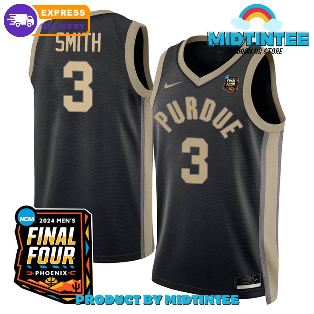 Purdue Boilermakers Final Four Patch Braden Smith Basketball Jersey