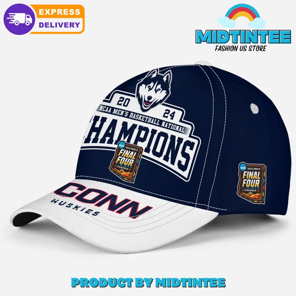 UConn Huskies 2024 Basketball National Champions Cap