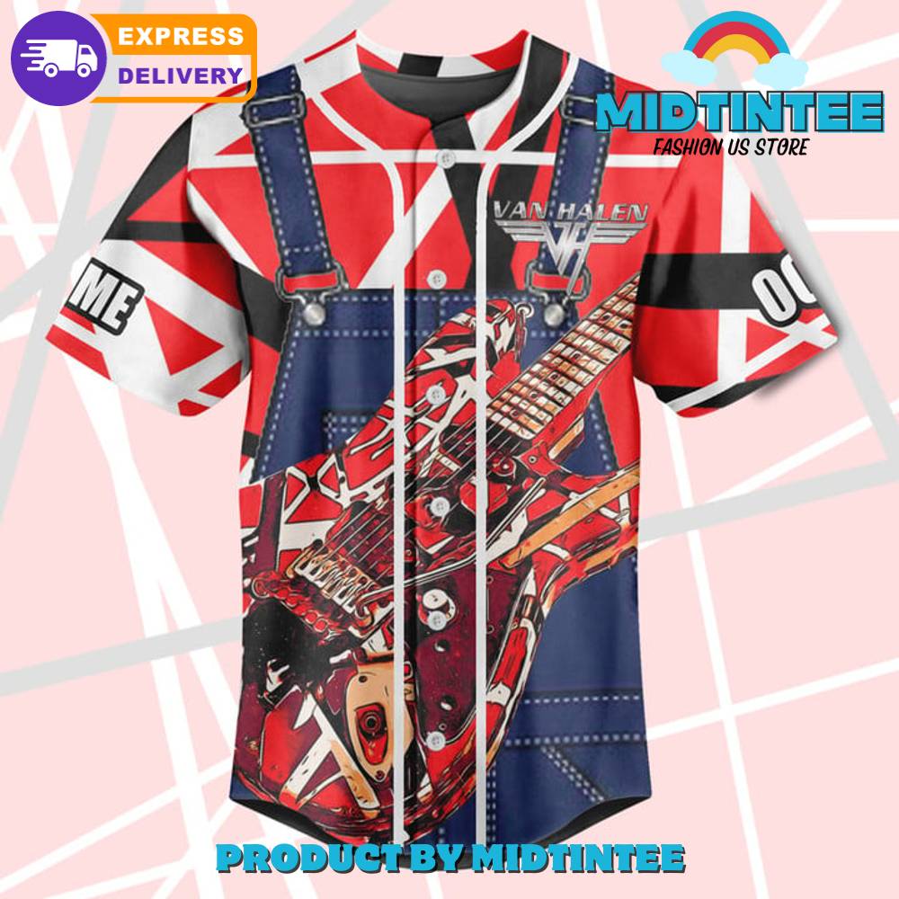 Van Halen American Rock Band Customized Baseball Jersey
