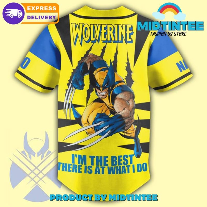 Wolverine Im The Best Custom Name Baseball Jersey - Midtintee