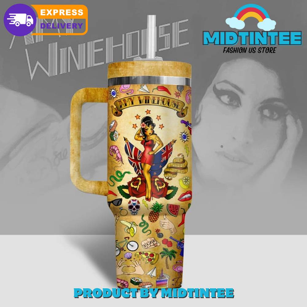 Amy Winehouse English Singer Stanley Tumbler