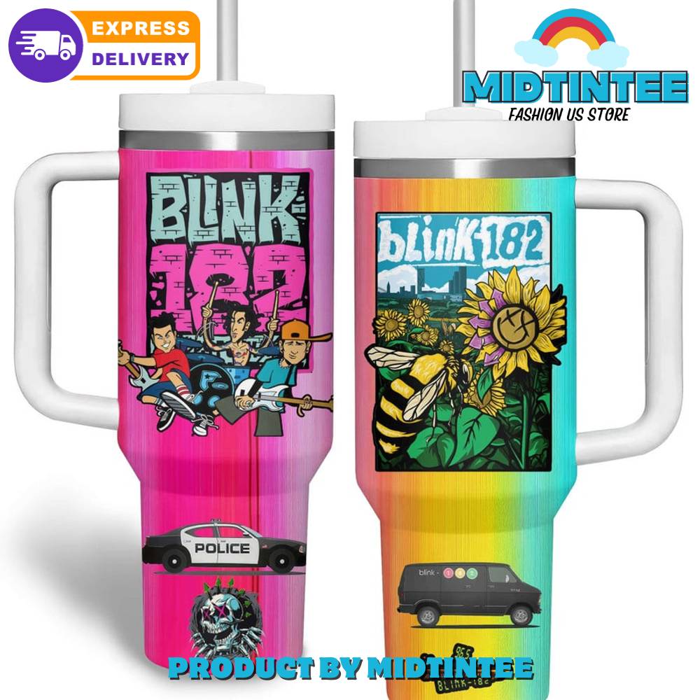 Blink-182 Flower And Bee Stanley Tumbler