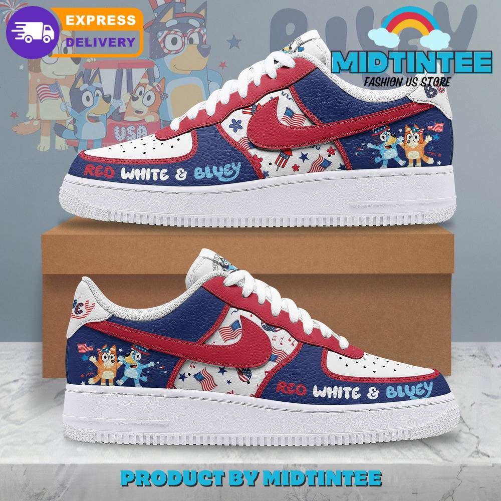 Bluey Independence Day Nike Air Force 1