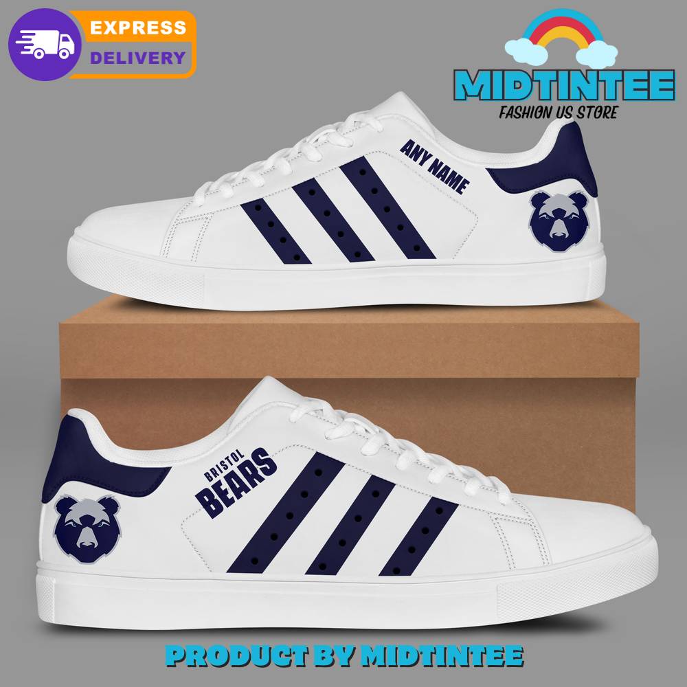 Bristol Bears Rugby Custom Name Stan Smith Shoes