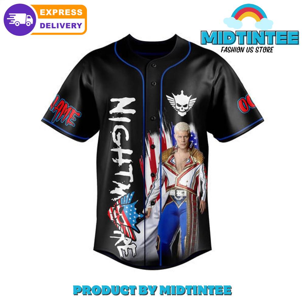 Cody Rhodes Amrican Nightmare Personalized Baseball Jersey