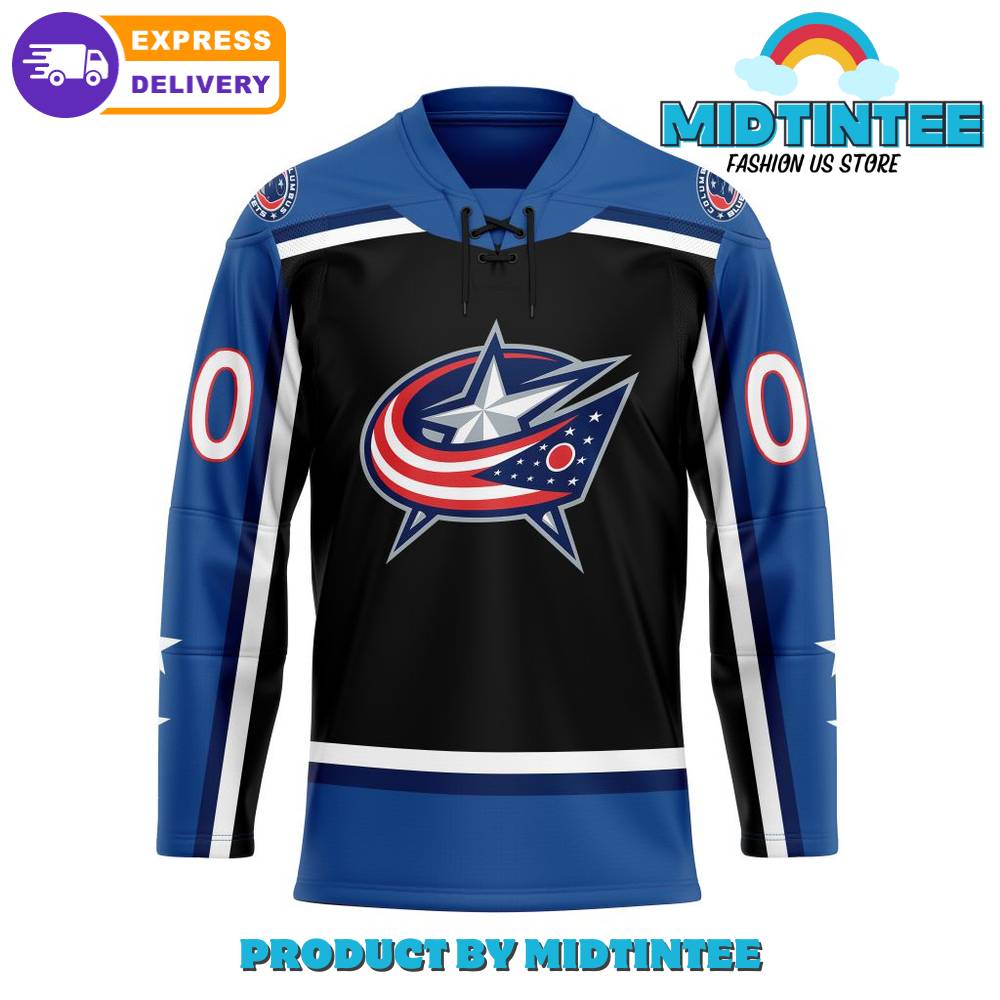 Columbus Blue Jackets Customized Reverse Retro Hockey Jersey