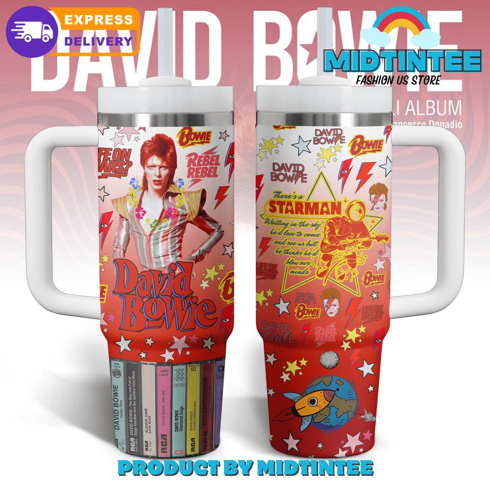 David Bowie There Is A Starman Stanley Tumbler
