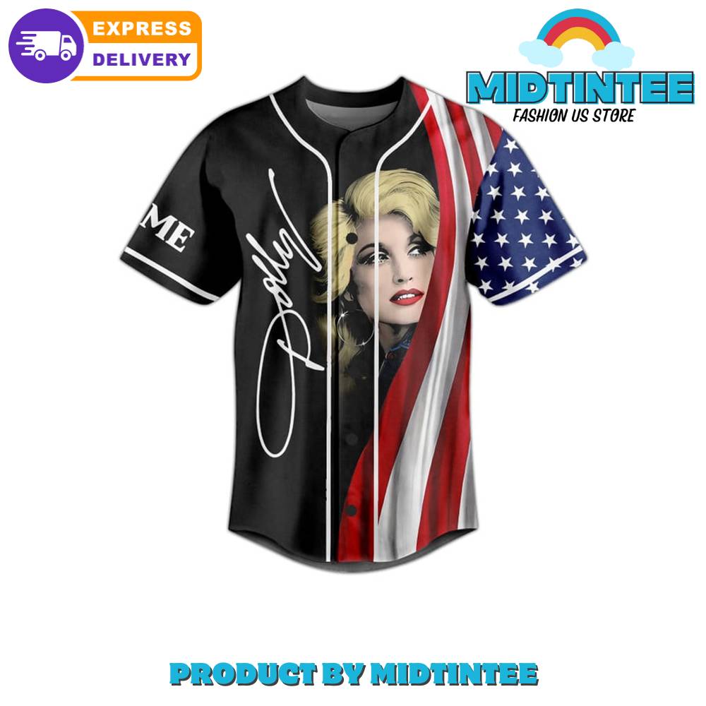 Dolly Parton Make Country Music Customized Baseball Jersey - Midtintee