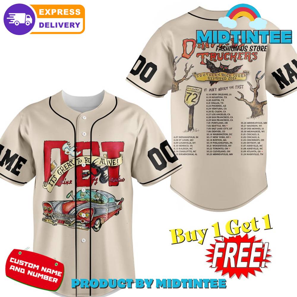 Drive By Truckers Tour 2024 Customized Baseball Jersey