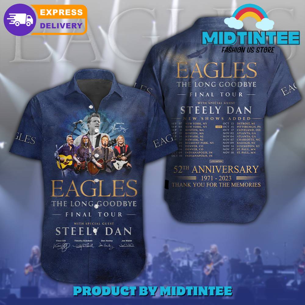 Eagles The Long Goodbye Final Tour Hawaiian Shirt