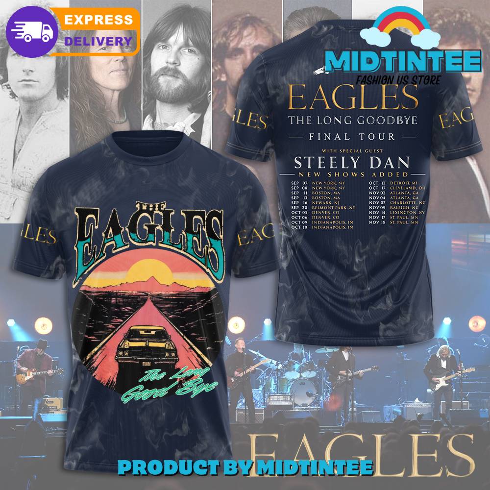 Eagles The Long Goodbye Final Tour Steely Dan Shirt