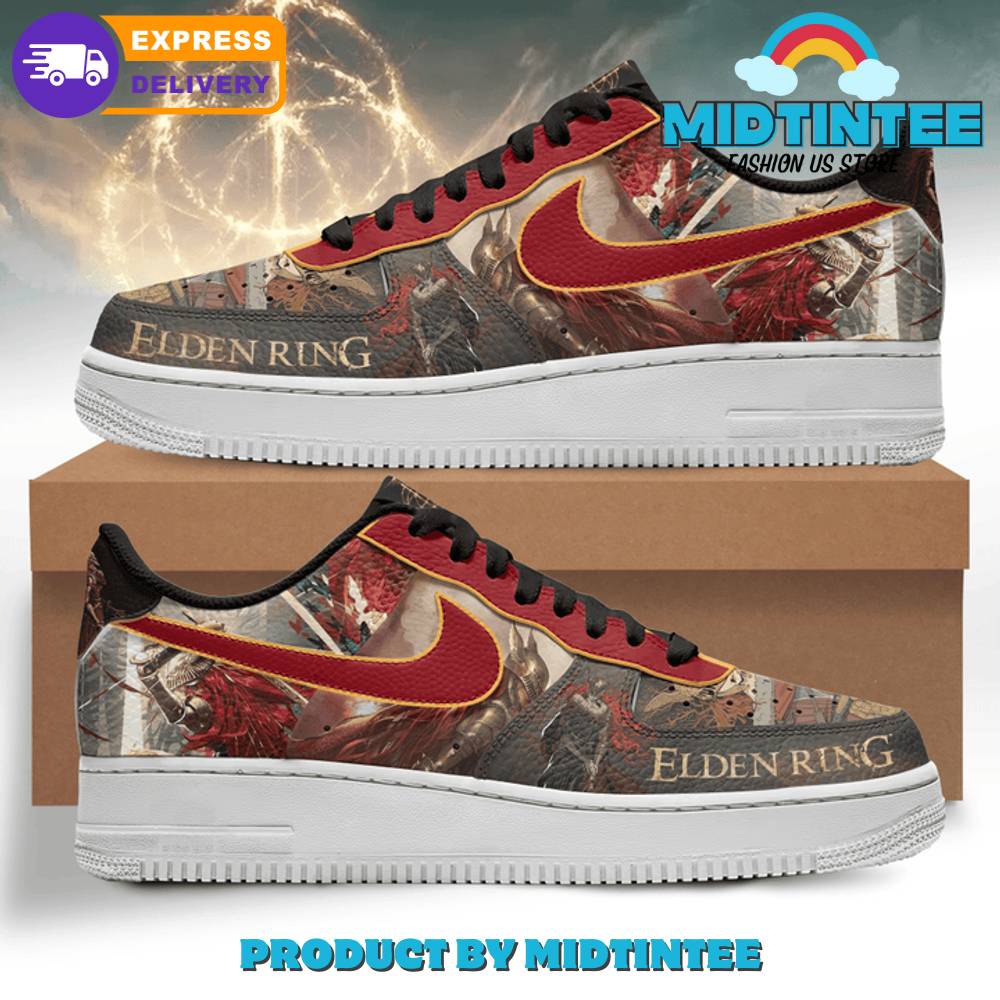 Elden Ring Action Role Playing Game Nike Air Force 1 - Midtintee