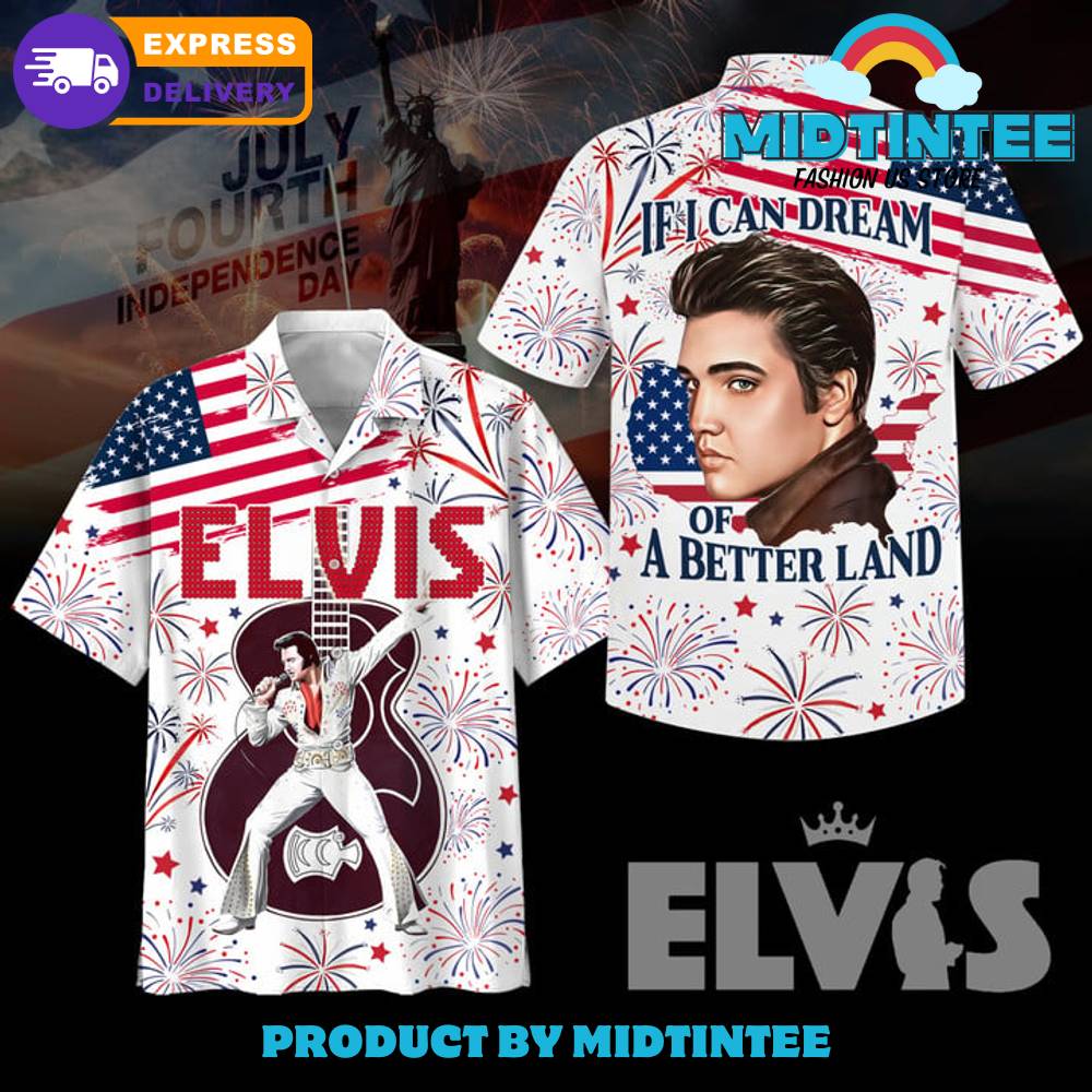 Elvis Presley If I Can Drean Hawaiian Shirt