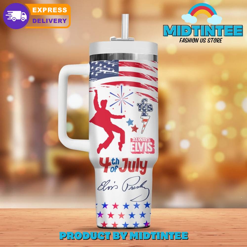 Elvis Presley Independence Day Stanley Tumbler