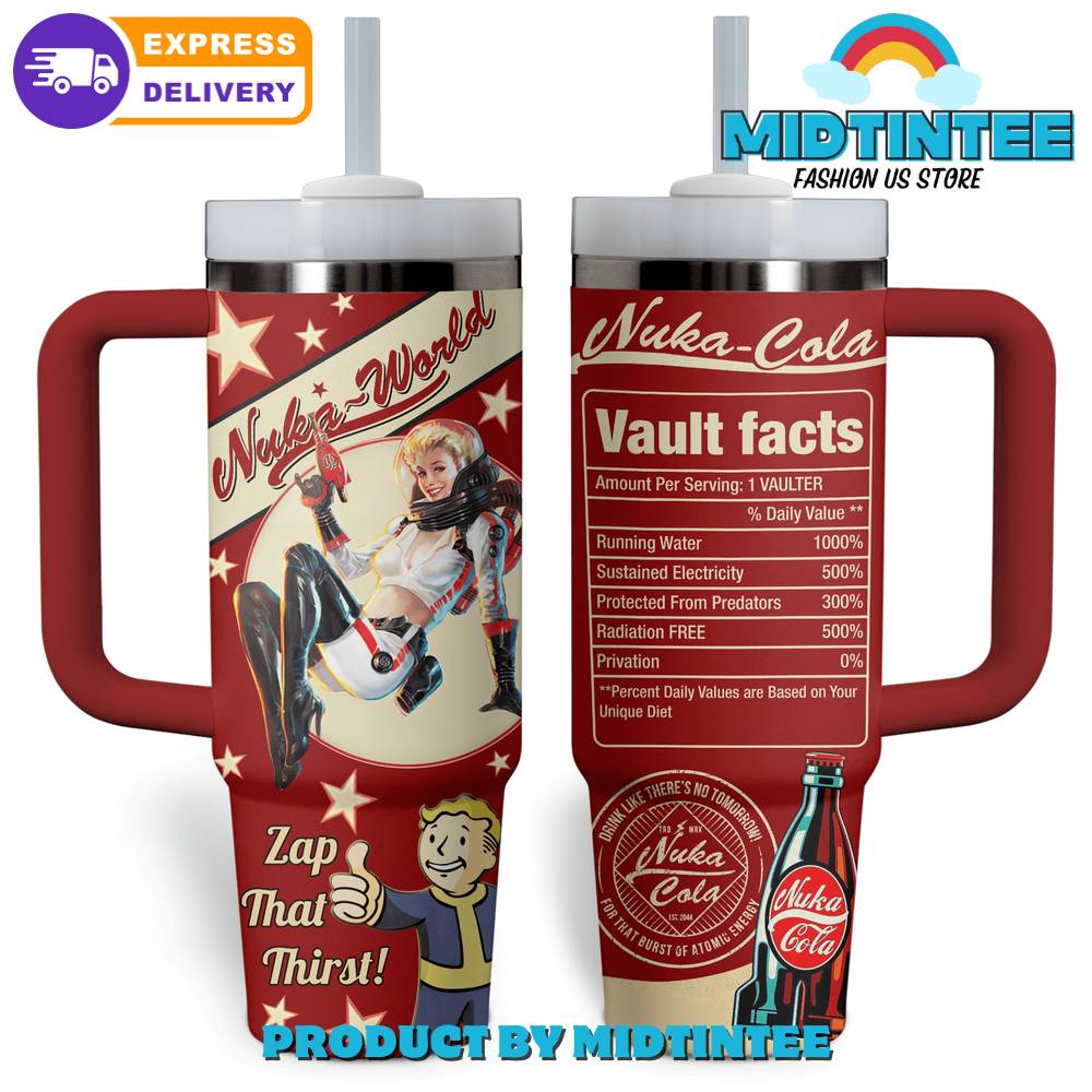 Fallout Nuka World Zap That Thirst Stanley Tumbler