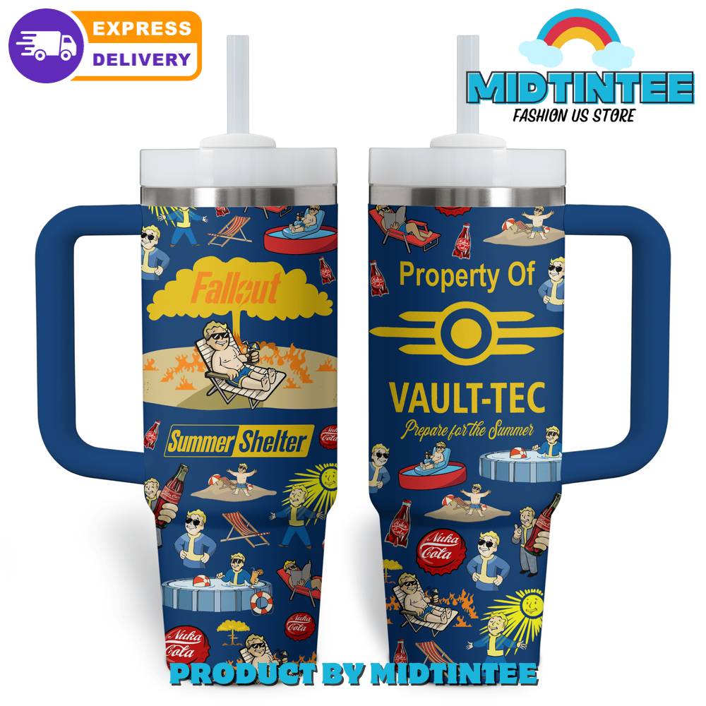 Fallout Property Of Vault Tec Summer Stanley Tumbler