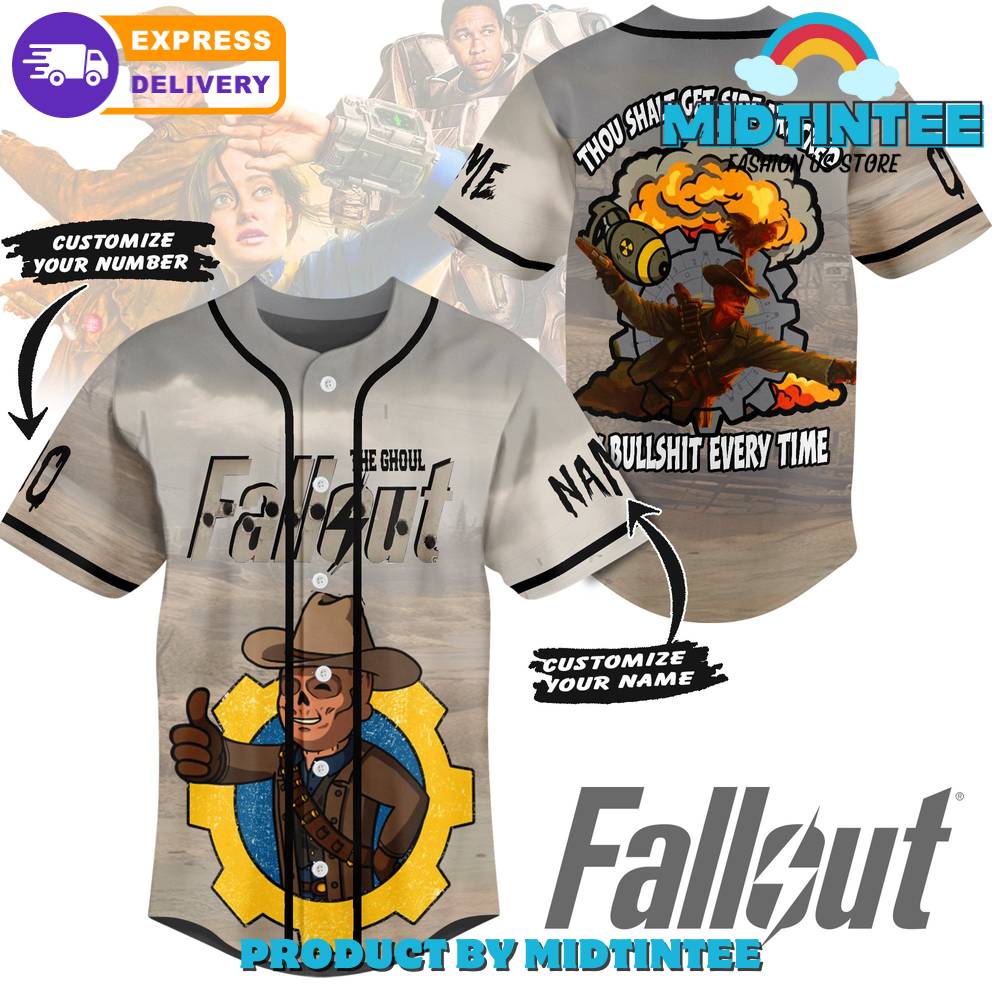 Fallout The Ghoul Customized Baseball Jersey