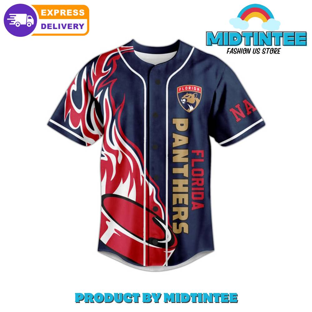 Florida Panthers NHL Time To Hunt Customized Baseball Jersey