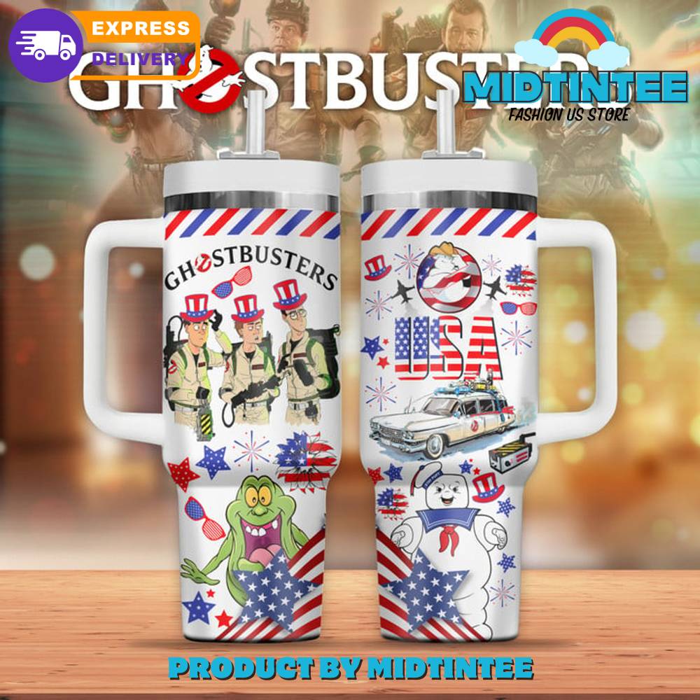 Ghostbusters Independence Day Stanley Tumbler