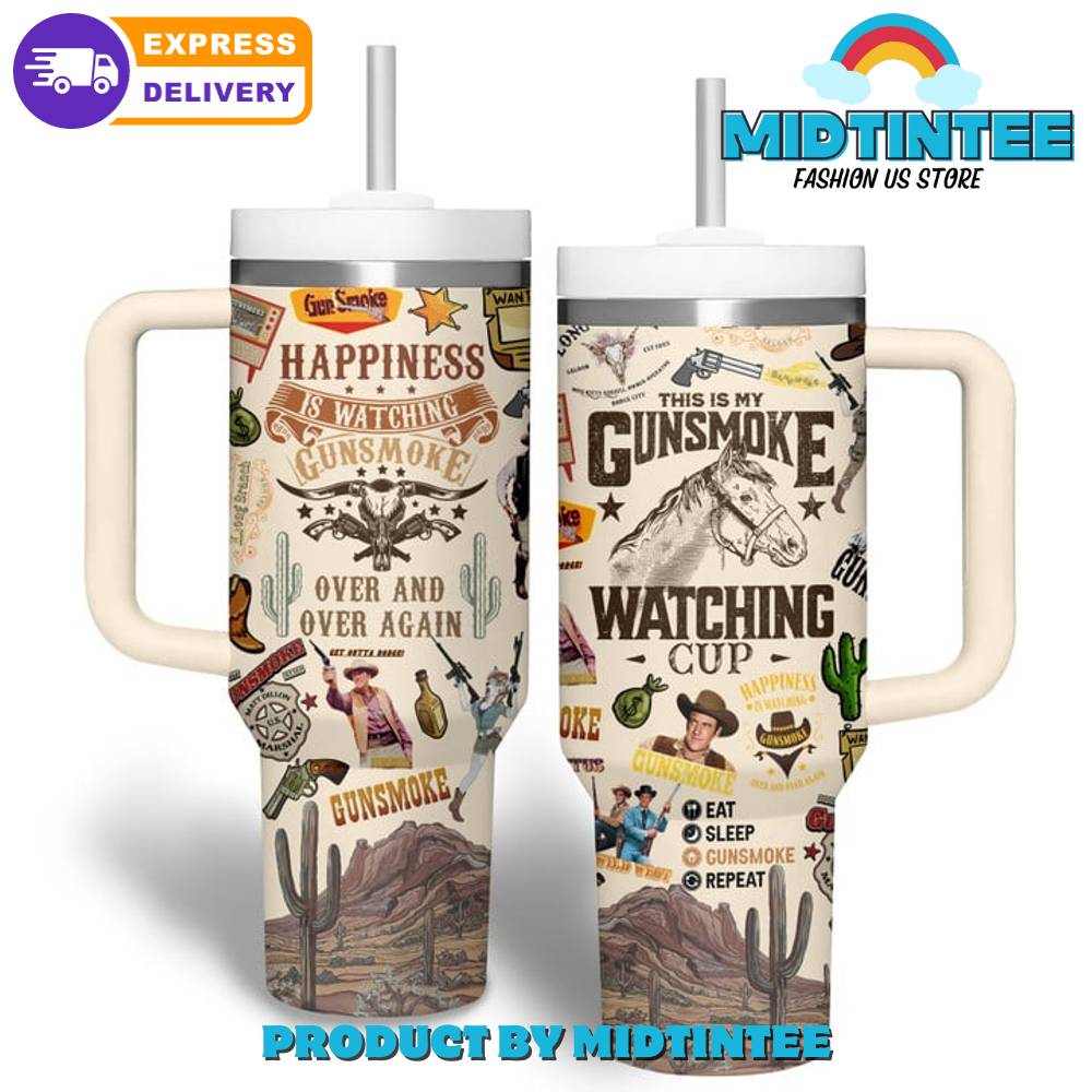 Gunsmoke Wathing Cup Brown Stanley Tumbler