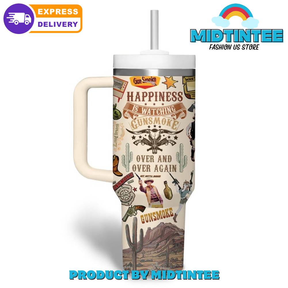 Gunsmoke Wathing Cup Brown Stanley Tumbler
