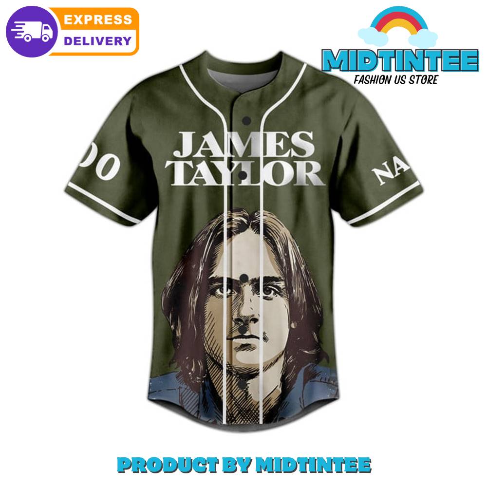 James Taylor 2024 US Summer Tour Customized Baseball Jersey