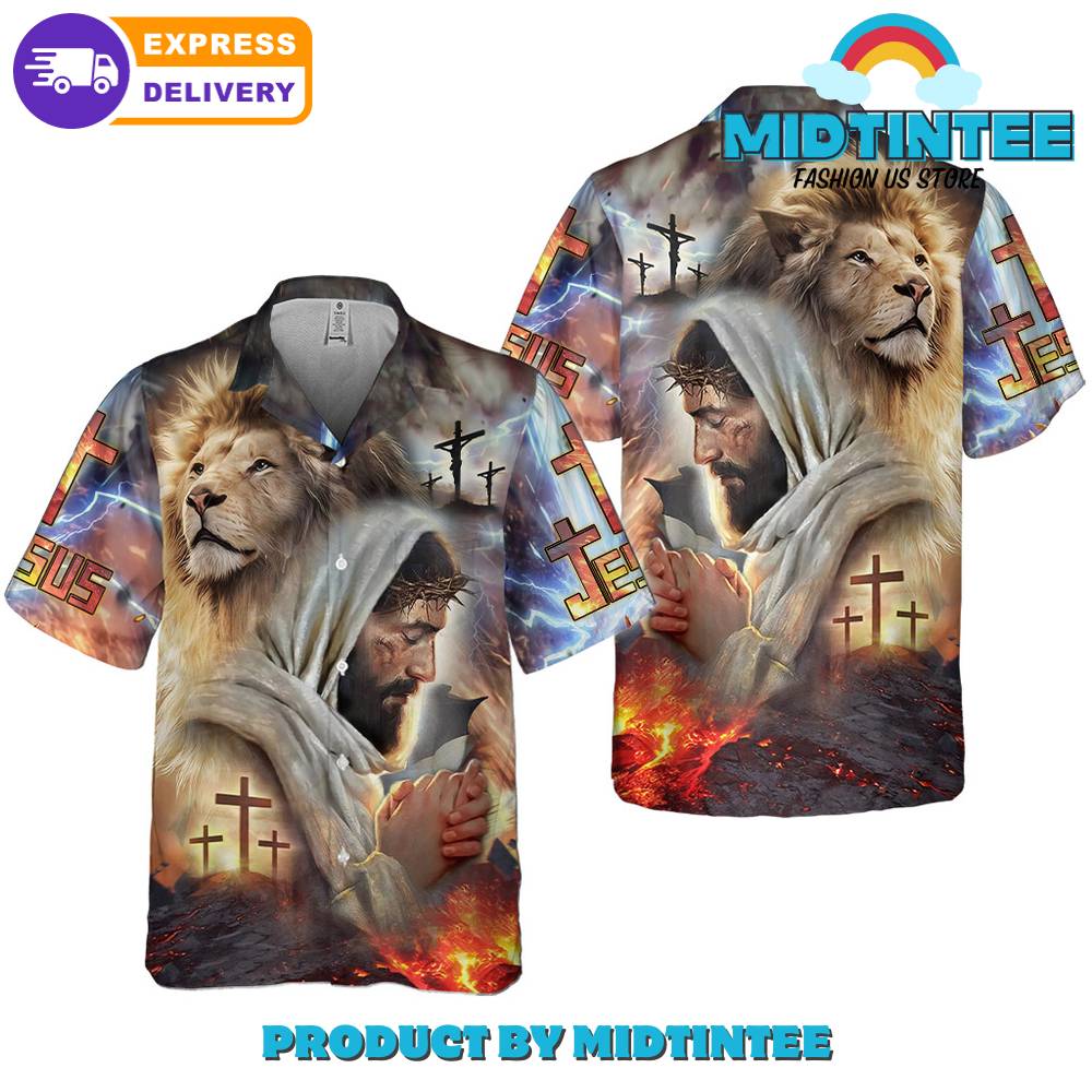 Jesus Hawaiian Shirt 3D All Over Printed Clothes