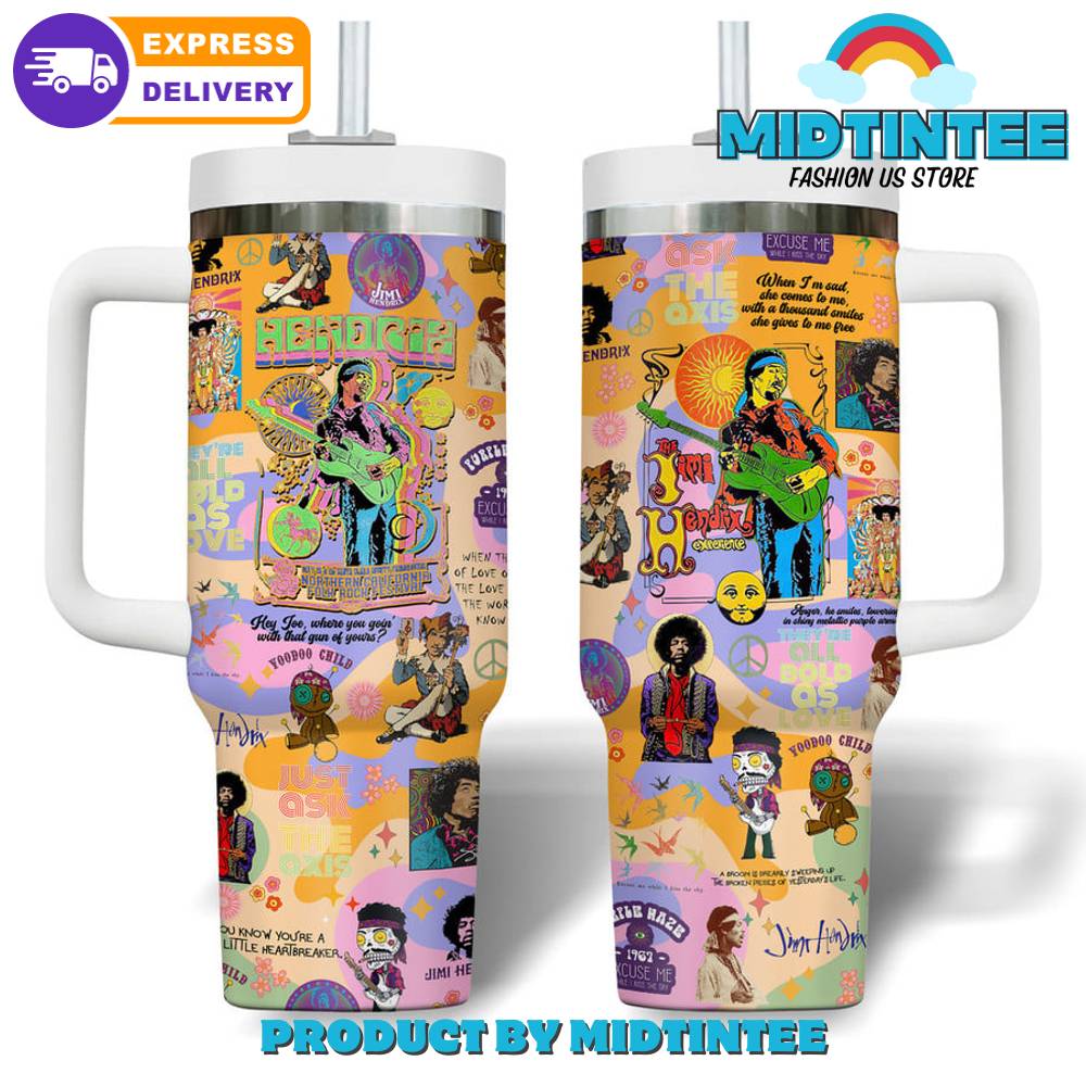 Jimi Hendrix Just Ask The Axis Stanley Tumbler