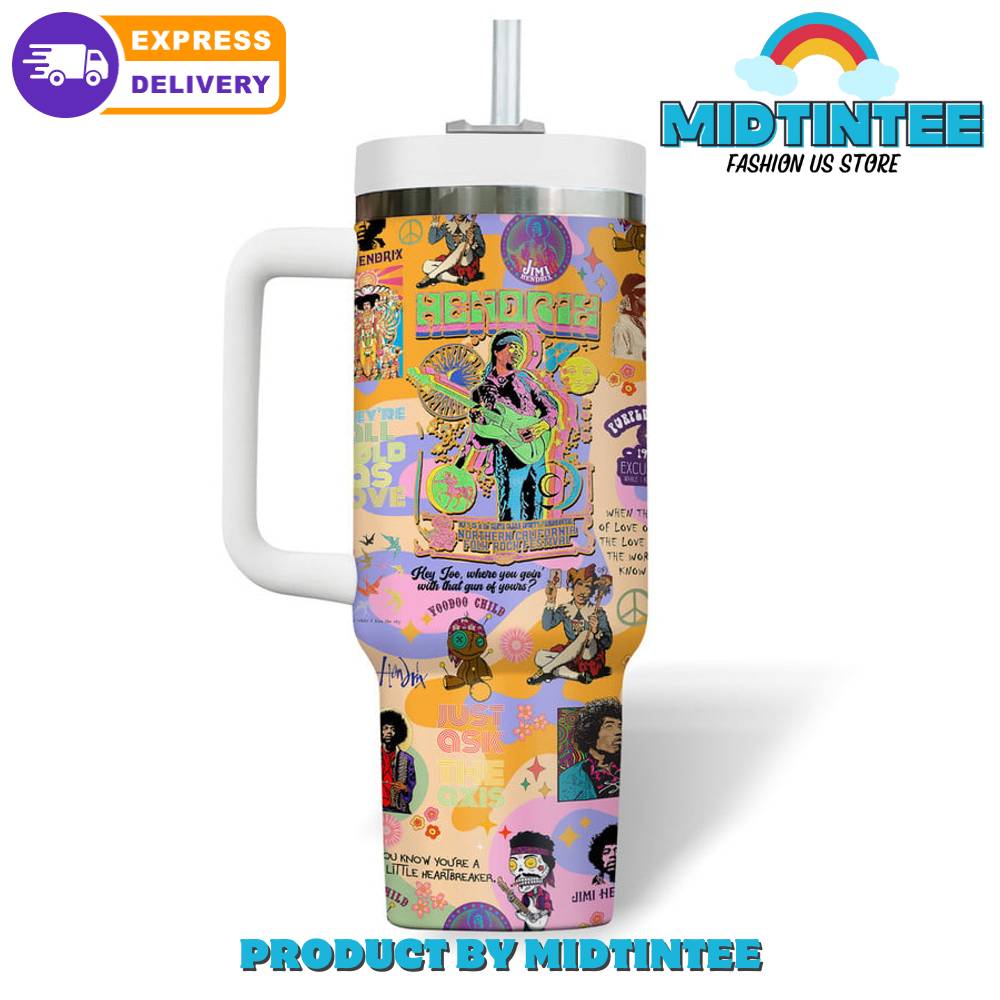 Jimi Hendrix Just Ask The Axis Stanley Tumbler