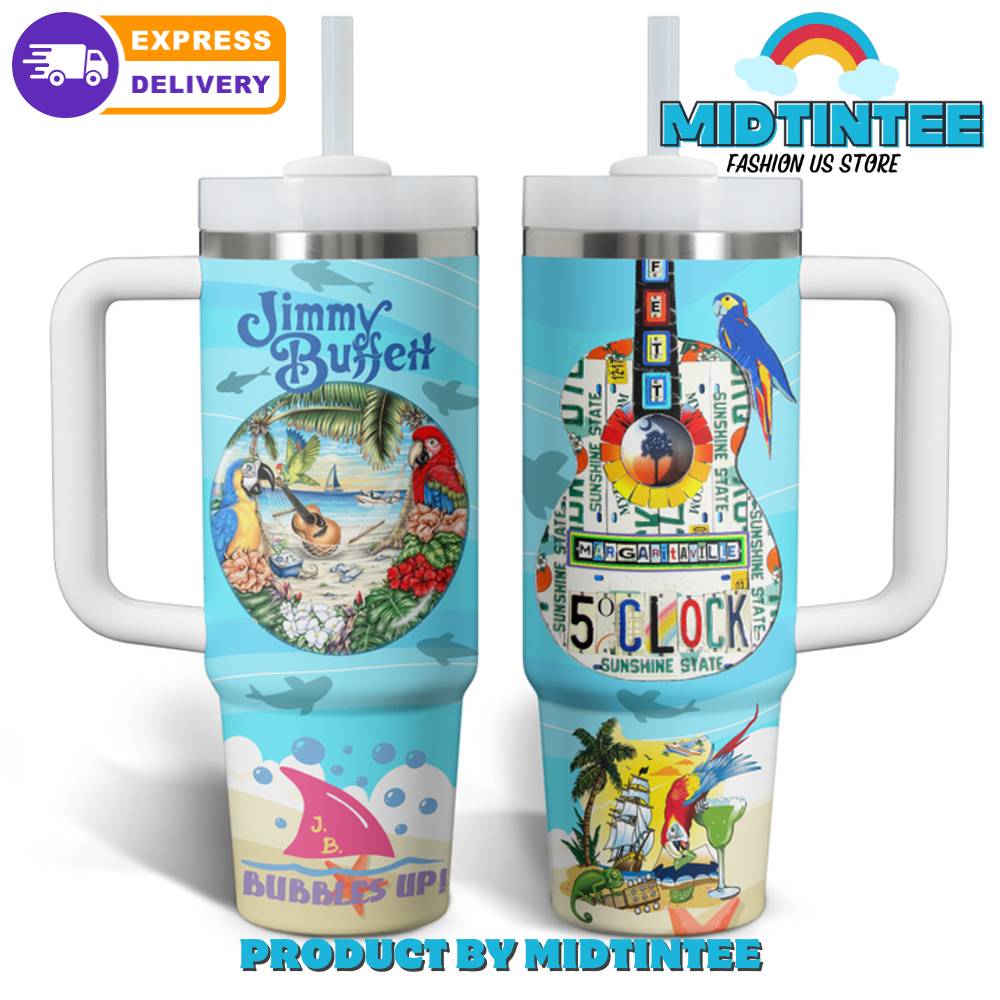 Jimmy Buffett Bubbles Up 40 oz Stanley Tumbler