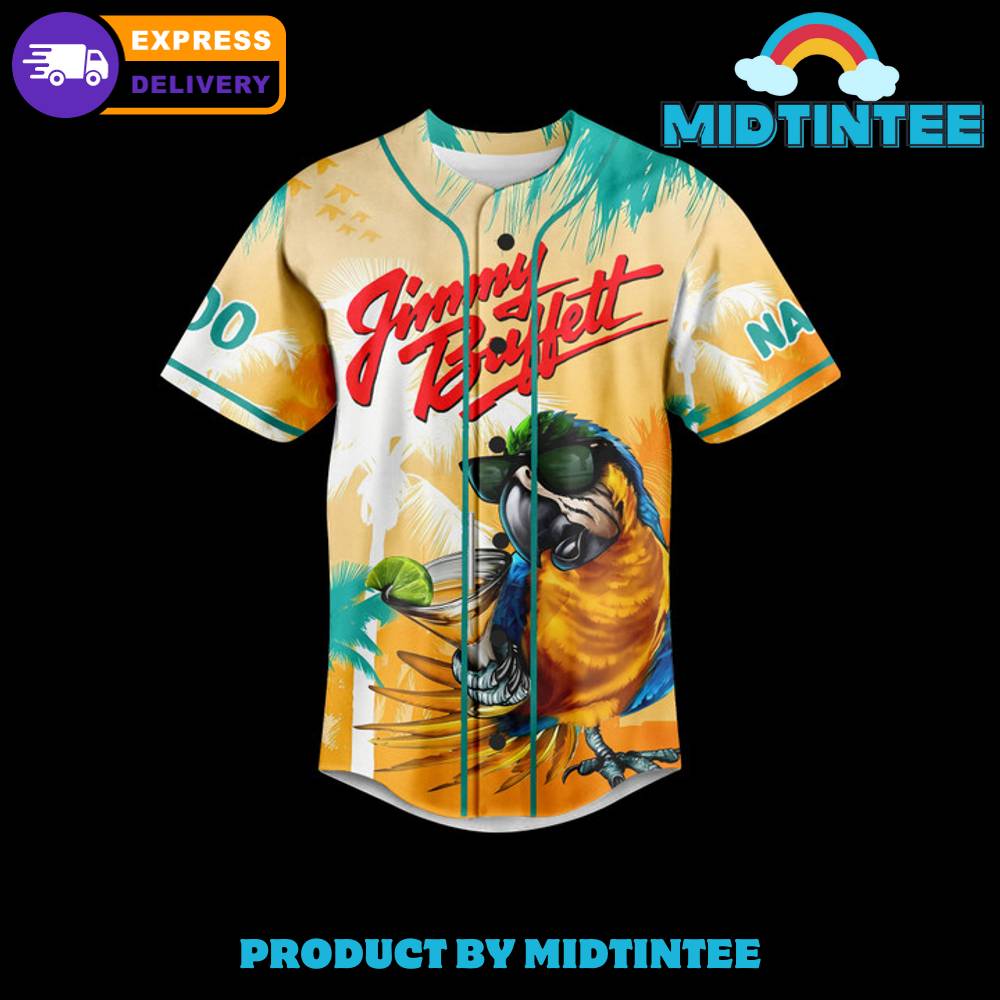 Jimmy Buffett Margarttaville Summer Personalized Baseball Jersey