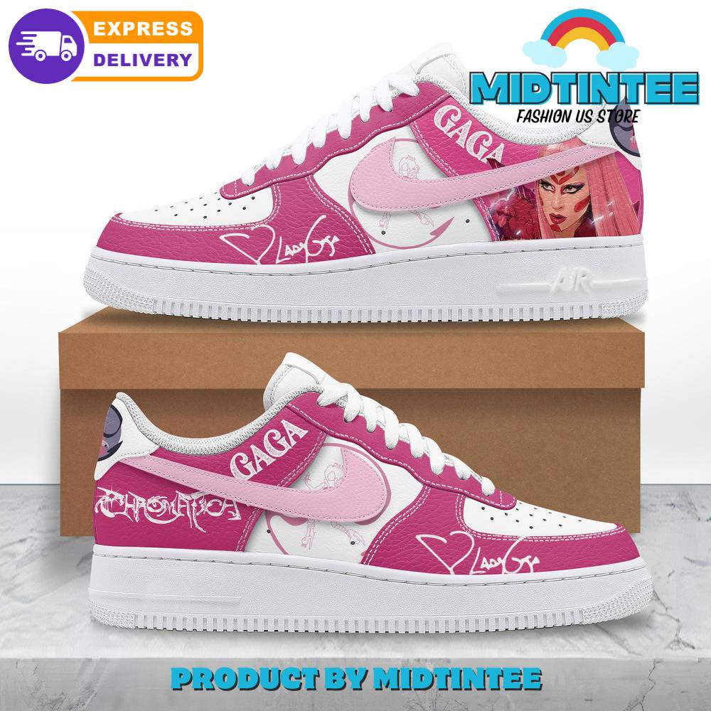 Lady Gaga 2024 Pink Nike Air Force 1